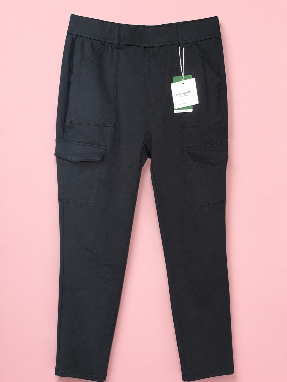 Halara Black Cargo Utility Pants Size L Regular NWT
